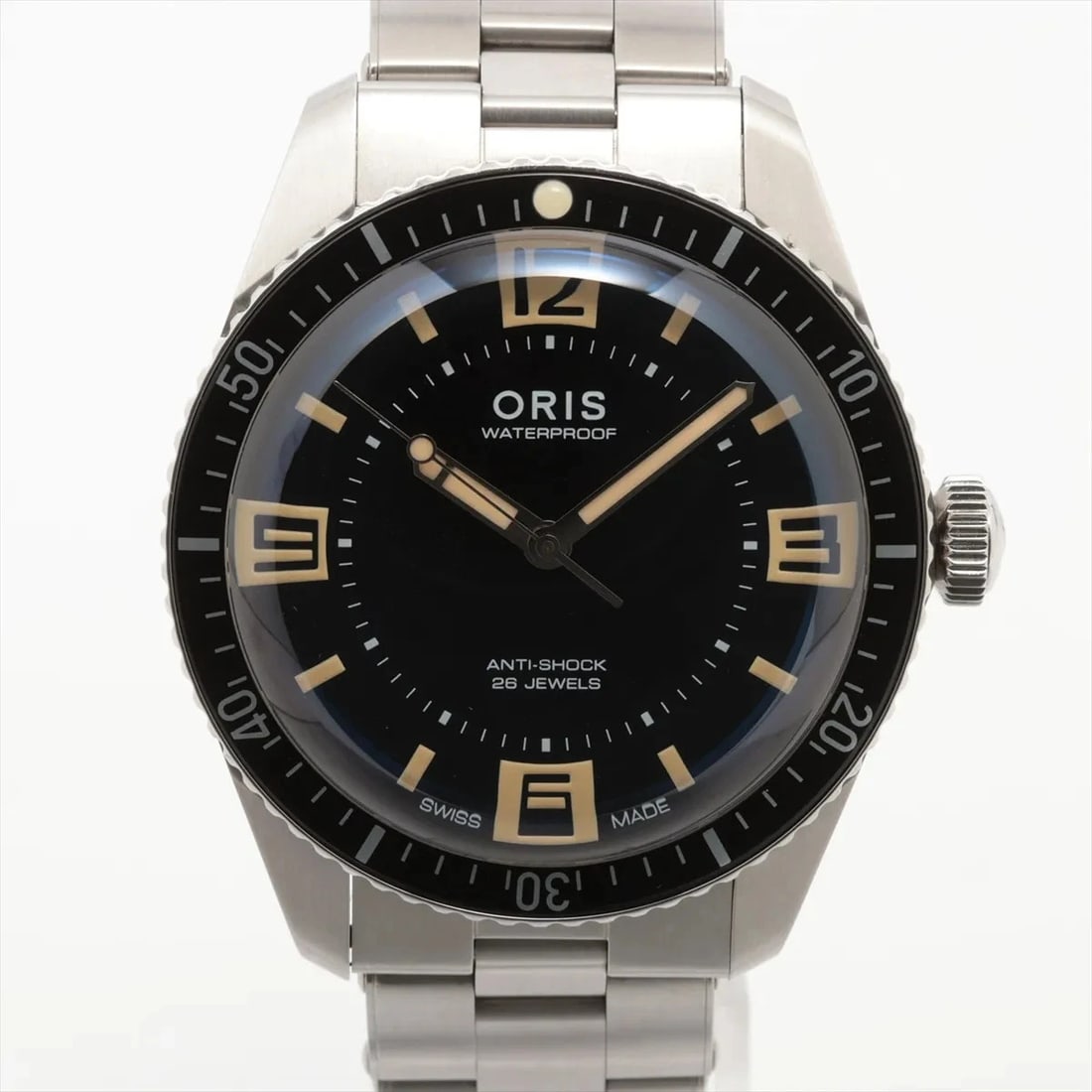 ORIS DIVERS SS AT BLACK DIAL WATCH (1 of 3)