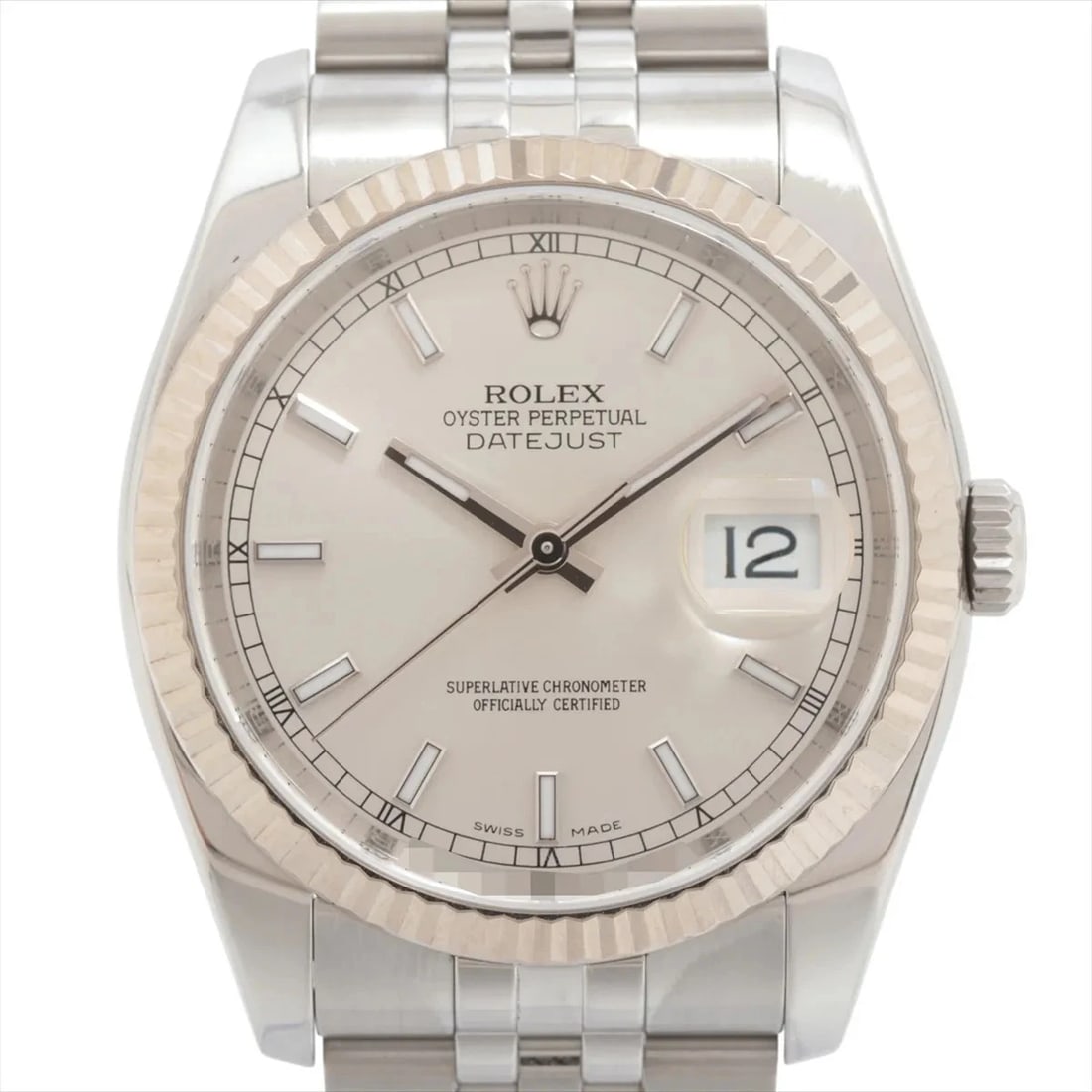 ROLEX DATEJUST 36 AT SILVER JUBILEE WATCH: Rolex Datejust 36 At Silver Jubilee Watch Brand: Rolex Type/Style: Wristwatch Material: SS?WG Color: Dial Color Silver Size: Case:W1.2 x H1.2inch / W36 x H36 Circumference of Wrist:6.7inch / 17 Ac