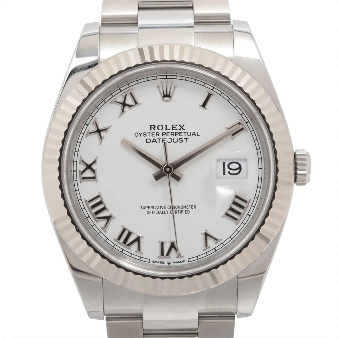 ROLEX DATEJUST 41 AT WHITE DIAL WATCH (1 of 3)