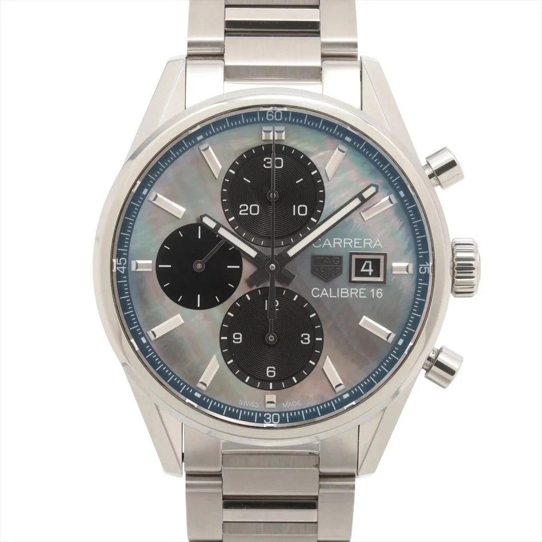 TAG HEUER CARRERA CALIBRE 16 CHRONOGRAPH SS AT WATCH: Tag Heuer Carrera Calibre 16 Chronograph Ss At Watch Brand: TAG Heuer Type/Style: Wristwatch Material: SS Color: Dial Color Black shell Size: Case:W1.6 x H1.6inch / W41 x H41 Circumference of