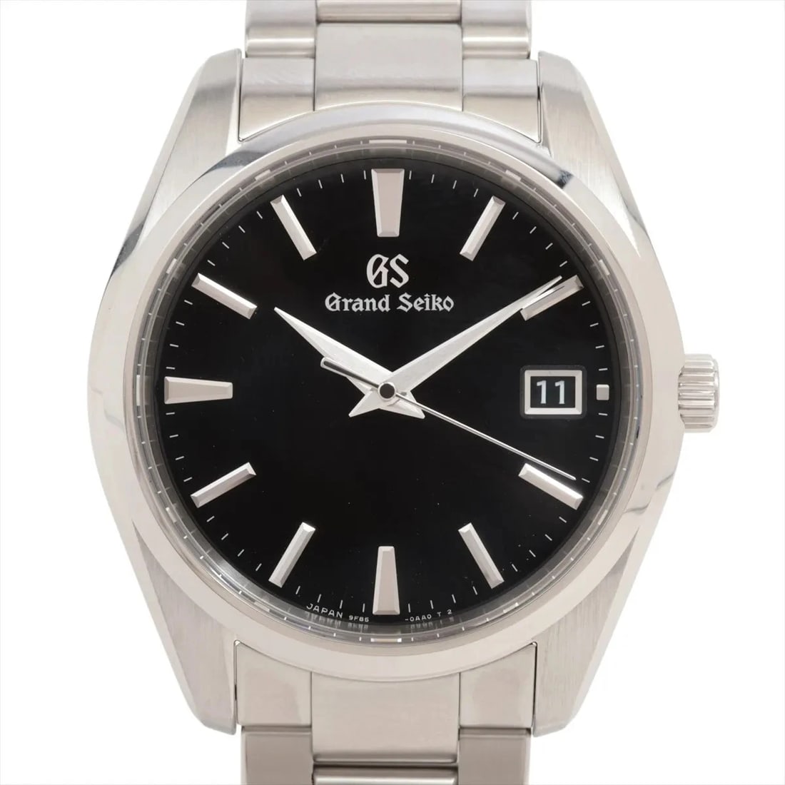GRAND SEIKO HERITAGE COLLECTION SS QZ BLACK DIAL WATCH: Grand Seiko Heritage Collection Ss Qz Black Dial Watch Brand: Grand Seiko Type/Style: Wristwatch Material: SS Color: Dial Color Black Size: Case:W1.6 x H1.6inch / W40 x H40 Circumference of Wrist:7.9i