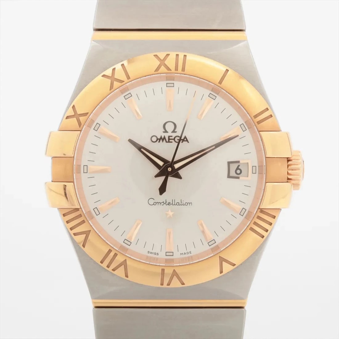 OMEGA CONSTELLATION RG?SS QZ SILVER WATCH (1 of 3)
