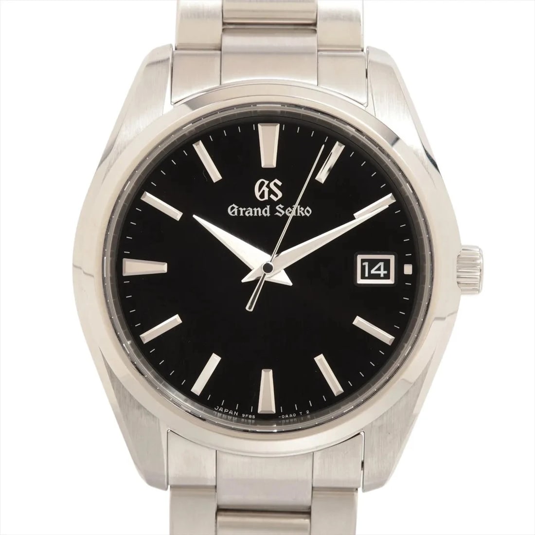 GRAND SEIKO HERITAGE COLLECTION SS QZ BLACK DIAL WATCH: Grand Seiko Heritage Collection Ss Qz Black Dial Watch Brand: Grand Seiko Type/Style: Wristwatch Material: SS Color: Dial Color Black Size: Case:W1.2 x H1.2inch / W38 x H38 Circumference of Wrist:8.1i