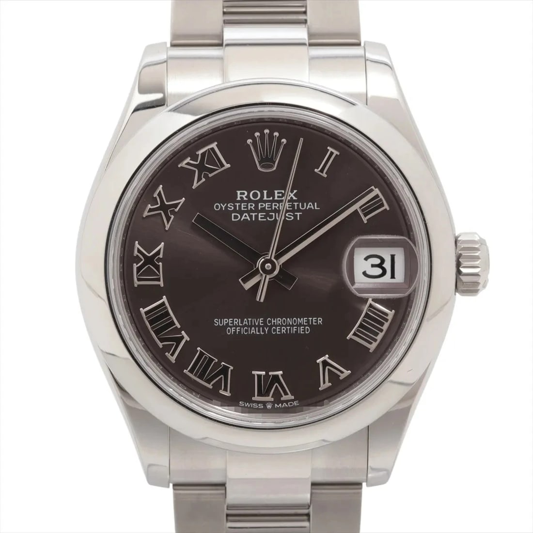ROLEX DATEJUST 31 SS WATCH: Rolex Datejust 31 Ss Watch Brand: Rolex Type/Style: Wristwatch Material: SS Color: None Size: Case:W1.2 x H1.2inch / W31 x H31 Accessories: None Accessories Notice: When purchasing pre-o