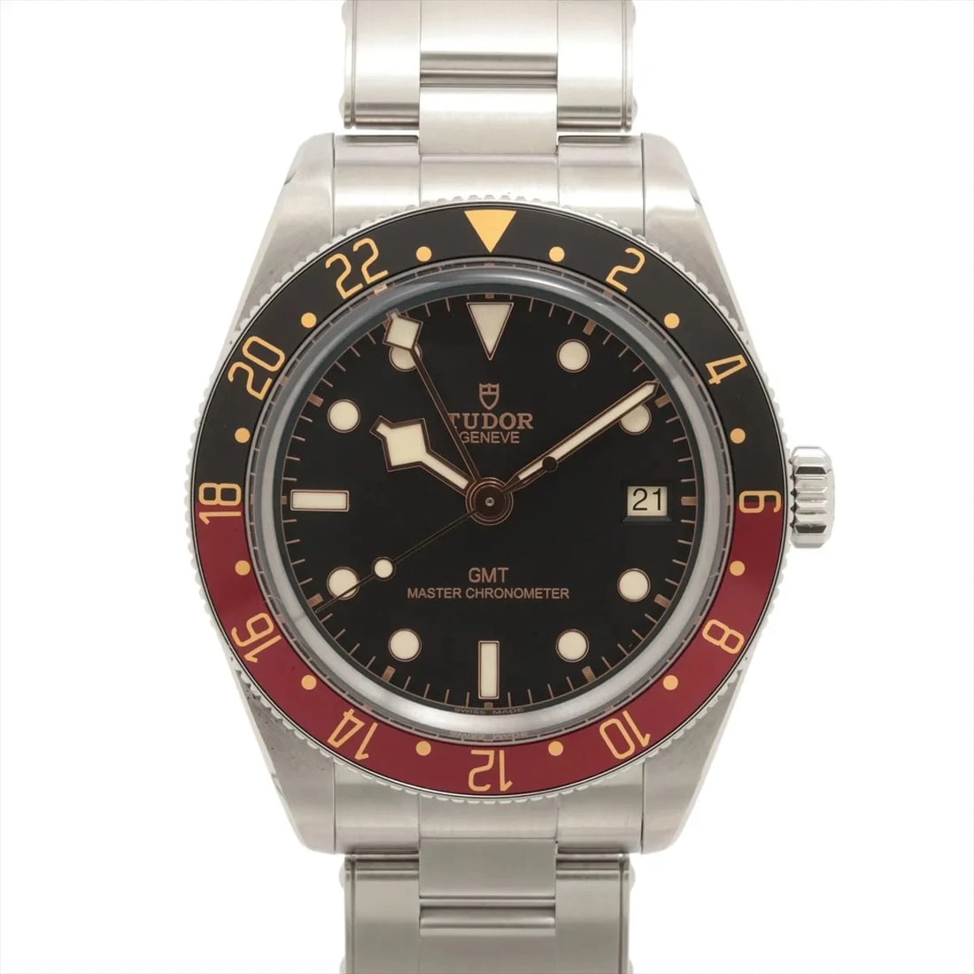 TUDOR BLACK BAY 58 GMT SS AT BLACK DIAL WATCH (1 of 3)