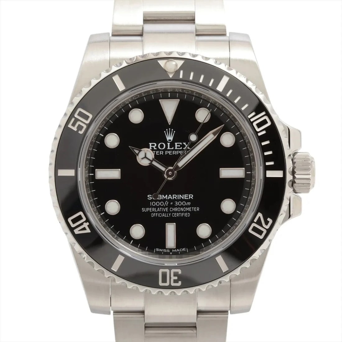 ROLEX SUBMARINER SS AT BLACK DIAL WATCH: Rolex Submariner Ss At Black Dial Watch Brand: Rolex Type/Style: Wristwatch Material: SS Color: Dial Color Black Size: Case:W1.6 x H1.6inch / W40 x H40 Circumference of Wrist:7.7inch / 19.5 Access