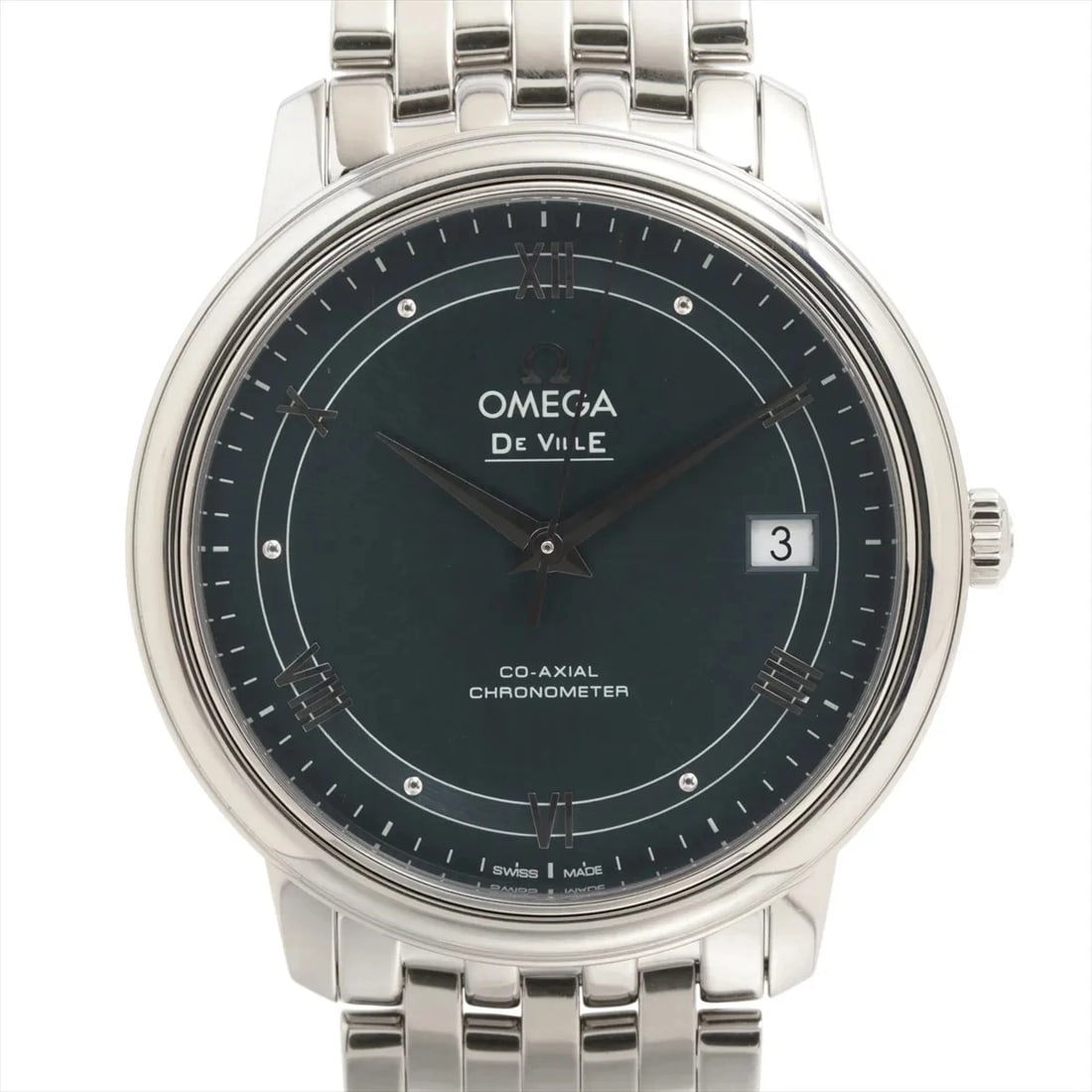 OMEGA DEVIL PRESTIGE CO-AXIAL CHRONOMETER SS AT BLUE DIAL WATCH: Omega Devil Prestige Co-Axial Chronometer Ss At Blue Dial Watch Brand: Omega Type/Style: Wristwatch Material: SS Color: Dial Color Blue Size: Case:W1.2 x H1.2inch / W36.8 x H36.8 Circumference of Wris