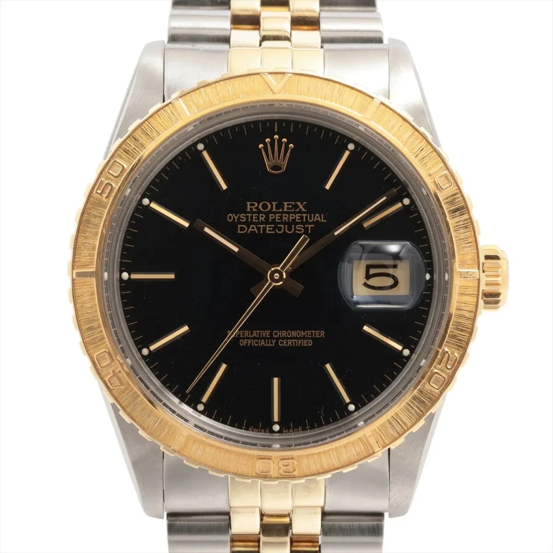 ROLEX DATEJUST THUNDERBIRD AT NAVY DIAL WATCH: Rolex Datejust Thunderbird At Navy Dial Watch Brand: Rolex Type/Style: Wristwatch Material: SS?YG Color: Dial Color Navy Blue Size: Case:W1.2 x H1.2inch / W36 x H36 Circumference of Wrist:6.5inch / 16