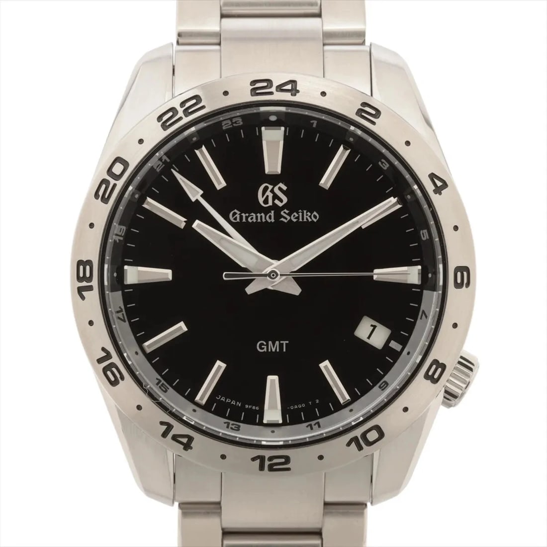 GRAND SEIKO SPORTS COLLECTION GMT SS QZ BLACK DIAL WATCH: Grand Seiko Sports Collection Gmt Ss Qz Black Dial Watch Brand: Grand Seiko Type/Style: Wristwatch Material: SS Color: Dial Color Black Size: Case:W1.2 x H1.2inch / W39 x H39 Circumference of Wrist:8.