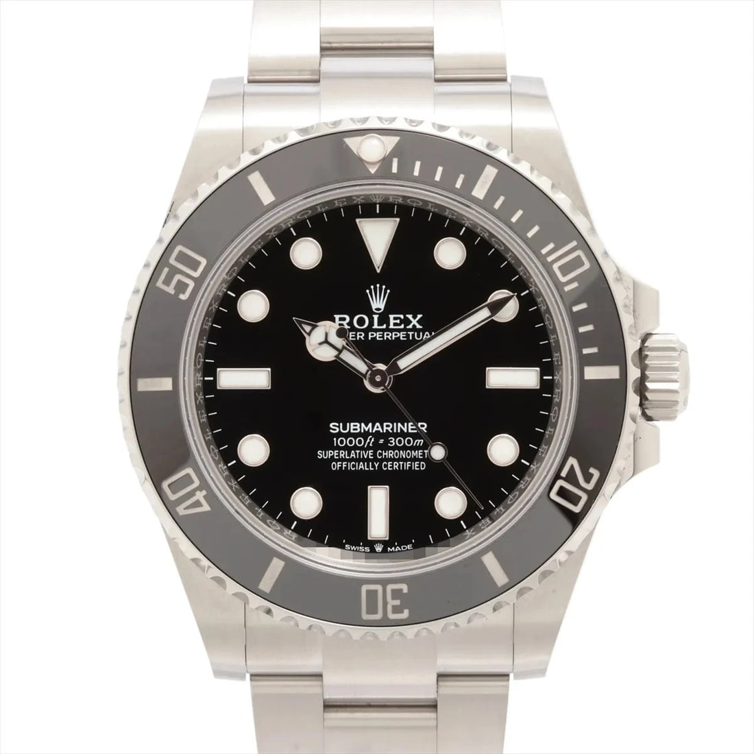ROLEX SUBMARINER SS AT BLACK DIAL WATCH: Rolex Submariner Ss At Black Dial Watch Brand: Rolex Type/Style: Wristwatch Material: SS Color: Dial Color Black Size: Case:W1.6 x H1.6inch / W41 x H41 Circumference of Wrist:7.9inch / 20 Accessor
