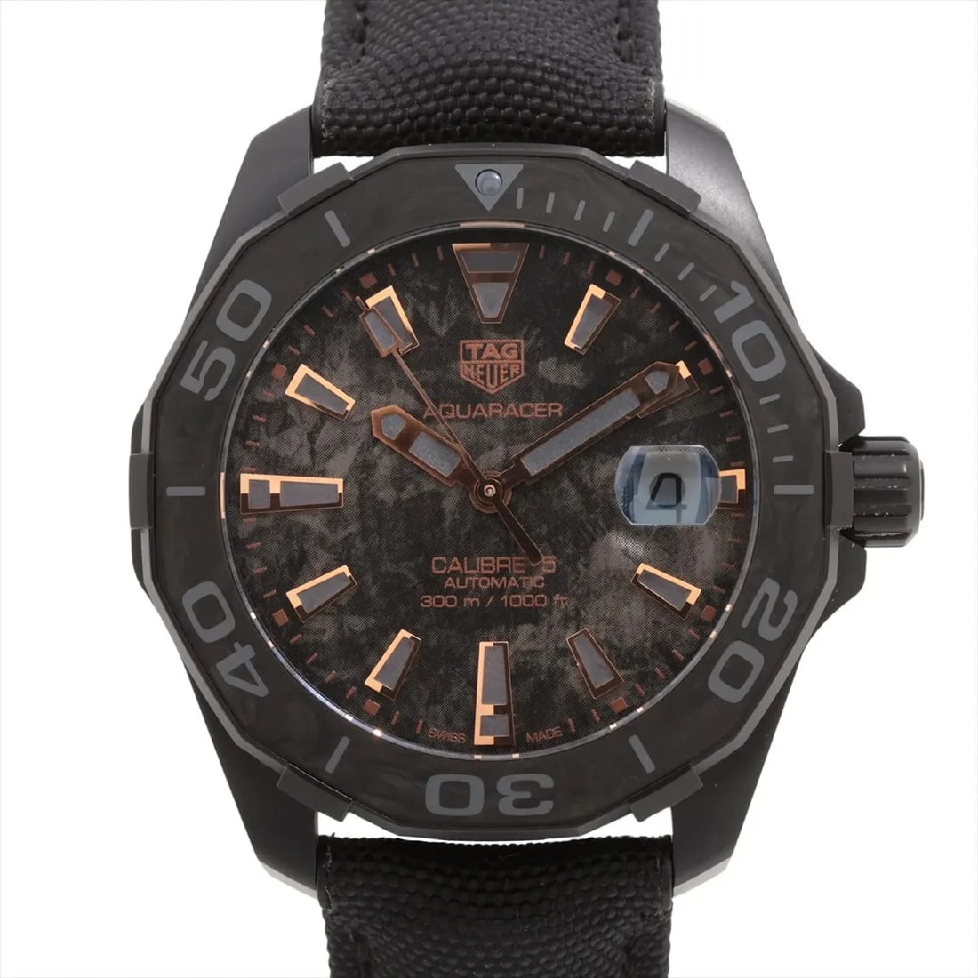 TAG HEUER AQUA RACER TI X NYLON AT BLACK DIAL WATCH: Tag Heuer Aqua Racer Ti X Nylon At Black Dial Watch Brand: TAG Heuer Type/Style: Wristwatch Material: TI x nylon Color: Dial Color Black Size: Case:W1.6 x H1.6inch / W41 x H41 Circumference of Wrist:7