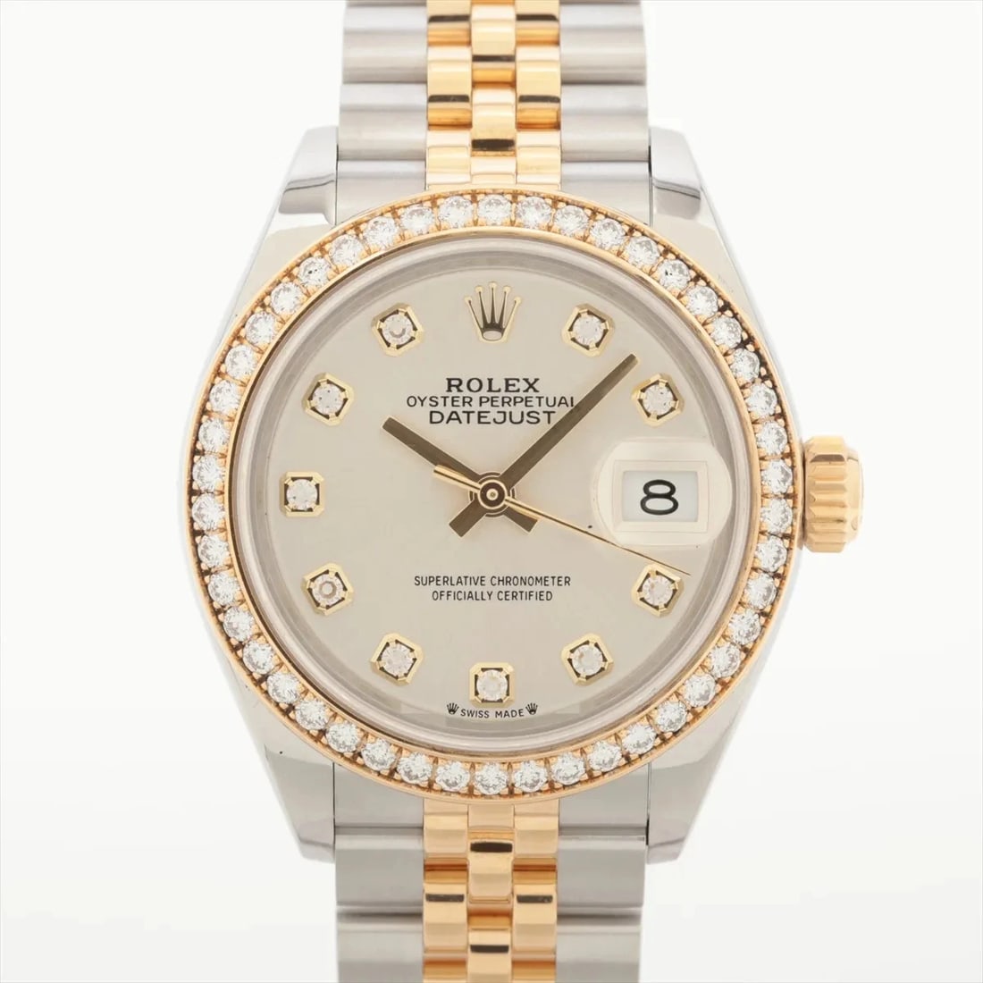 ROLEX LADY DATEJUST AT SILVER WATCH (1 of 3)