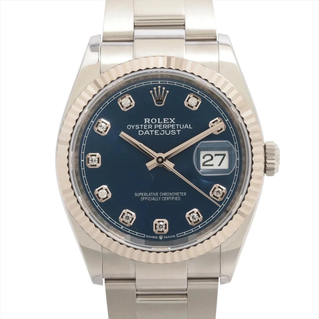 ROLEX DATEJUST 36 AT BRIGHT BLUE DIAL WATCH: Rolex Datejust 36 At Bright Blue Dial Watch Brand: Rolex Type/Style: Wristwatch Material: SS?WG Color: Dial Color bright blue Size: Case:W1.2 x H1.2inch / W36 x H36 Circumference of Wrist:7.5inch / 19