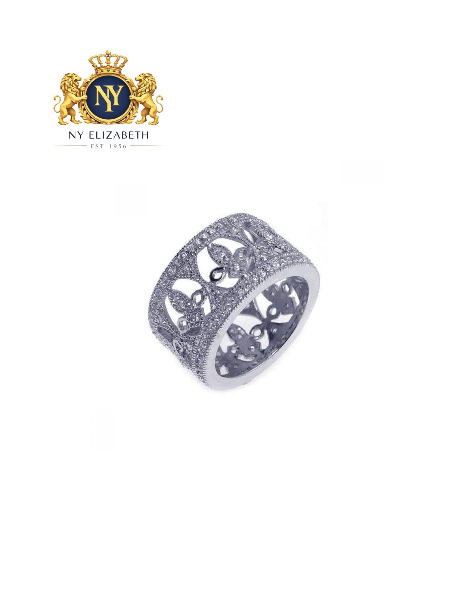 SILVER 925 RHODIUM PLATED ETERNITY RING - STR00552: Silver 925 Rhodium Plated CZ Eternity Ring - STR00552 Metal: 925 Sterling Silver Plating: Nickel Free Rhodium Plated Stone: Clear CZ Stones Ring Size:: 7 US Accessories: None Notice: When purchasin