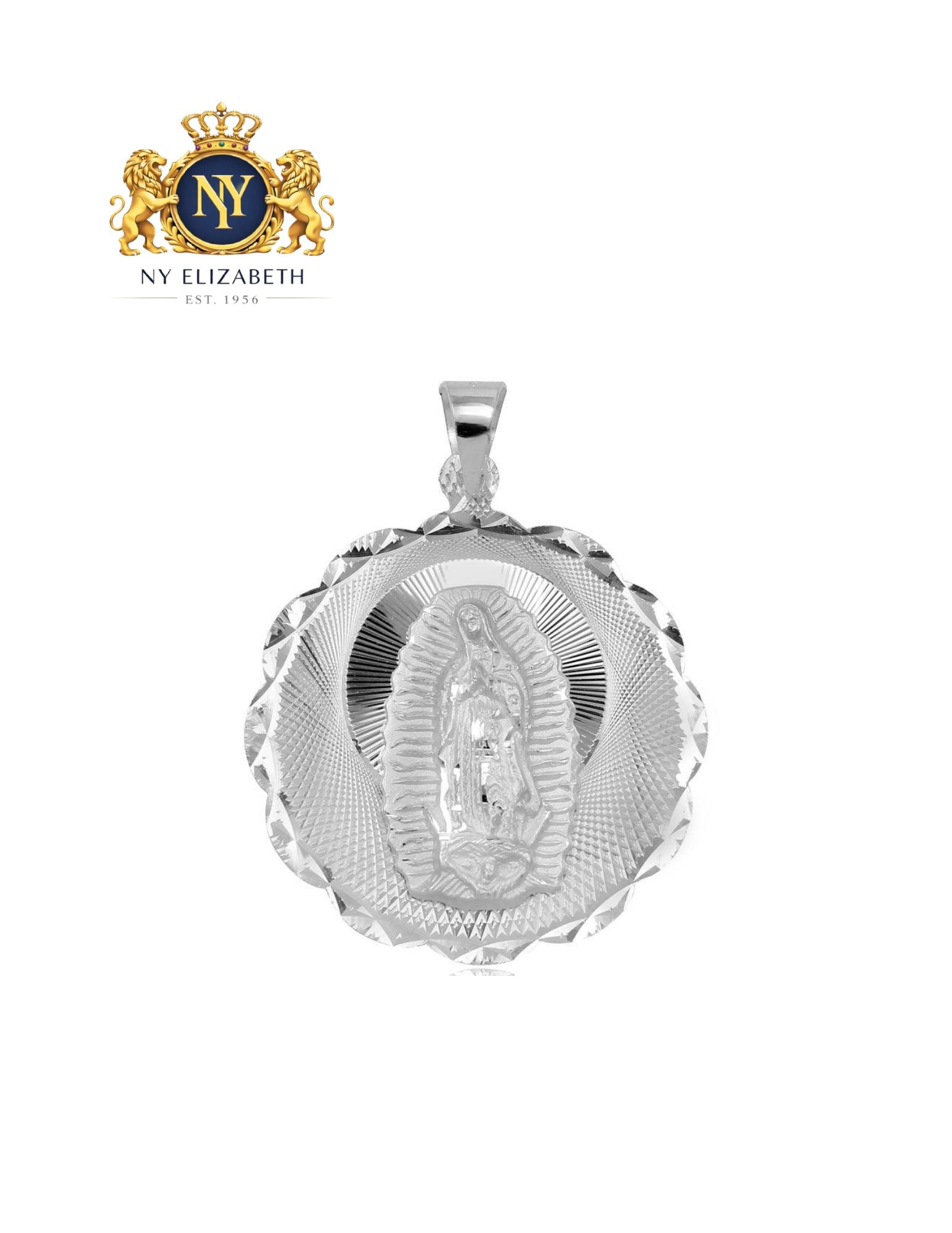 HIGH POLISHED 925 STERLING SILVER DC WAVY EDGE PENDANT: High Polished 925 Sterling Silver DC Wavy Edge Pendant Metal: 925 Sterling Silver Plating: High Polished Dimensions: 33mm Weight: 9.1grams Length: None Accessories: None Notice: When purch