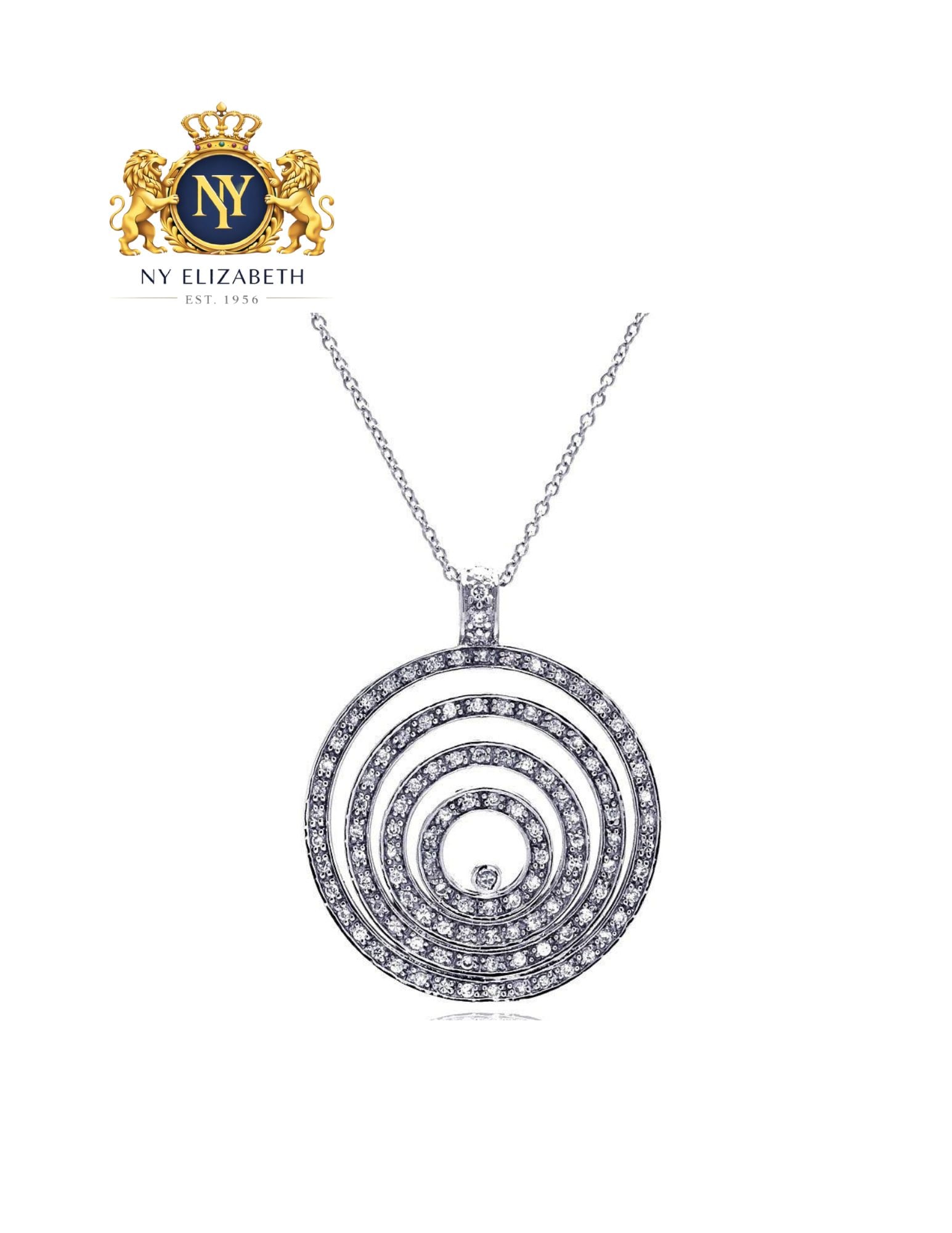 CLEARANCE-SILVER 925 CLEAR RHODIUM PLATED PENDANT NECKLACE: Clearance-Silver 925 Clear CZ Rhodium Plated Pendant Necklace Metal: 925 Sterling Silver Plating: Nickel Free Rhodium Plated Stone: Cubic Zirconia Stones Length: 16 + 2 Inches Extension Accessories: N