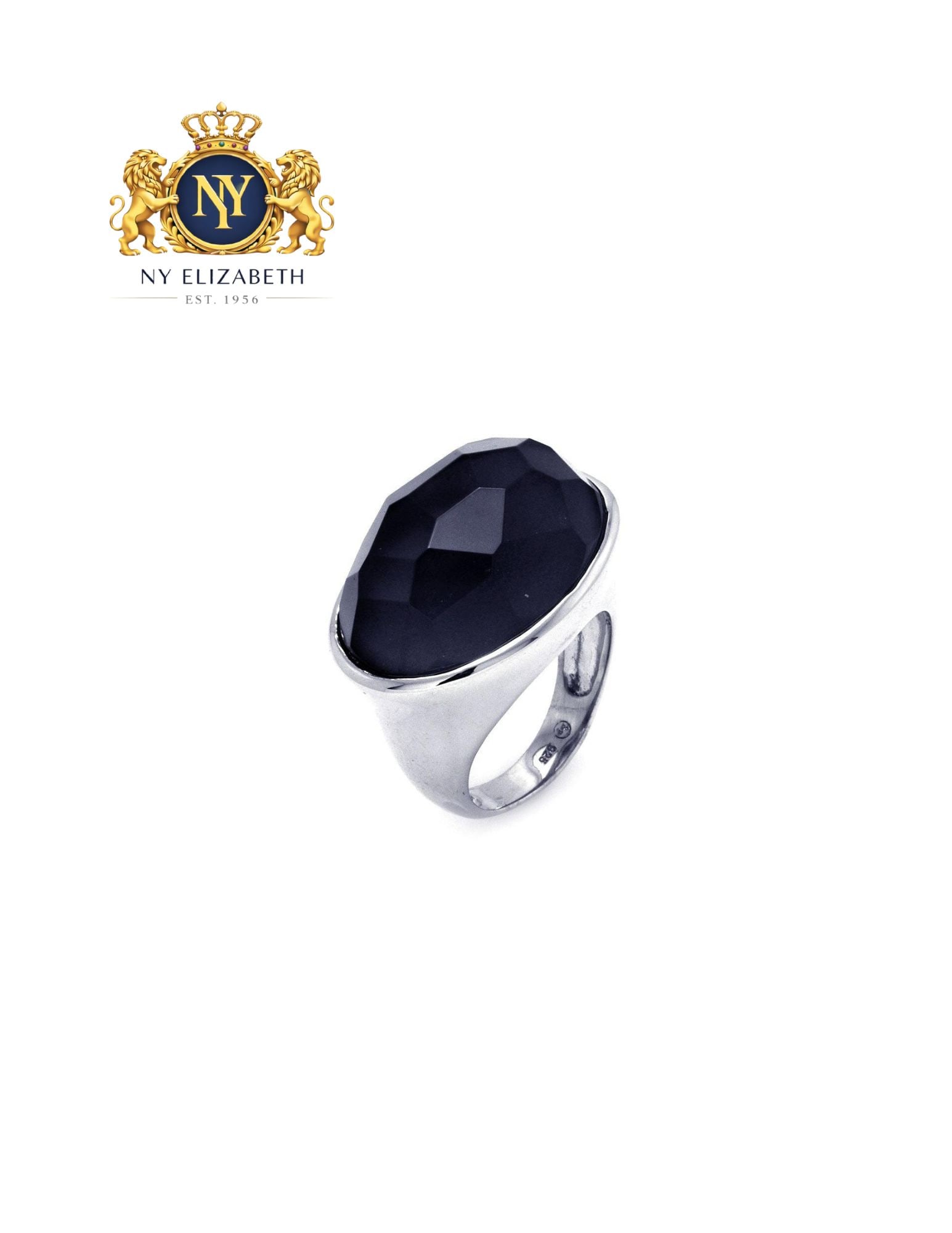 CLEARANCE-SILVER 925 RHODIUM PLATED GRAY CENTER RING: Clearance-Silver 925 Rhodium Plated Gray Center CZ Ring Metal: 925 Sterling Silver Plating: Nickel Free Rhodium Plated Ring Size:: 6 US Accessories: None Notice: When purchasing pre-owned goods, pleas