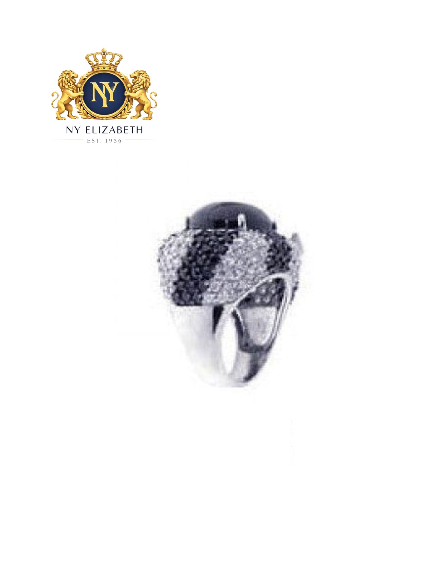 CLEARANCE-SILVER 925 BLACK RHODIUM PLATED BLACK STONE RING: Clearance-Silver 925 Black Rhodium Plated Black Stone CZ Ring Metal: 925 Sterling Silver Plating: Nickel Free Black Rhodium and Rhodium Plated Stone: Black and Clear CZ Ring Size:: 7 US Accessories: N