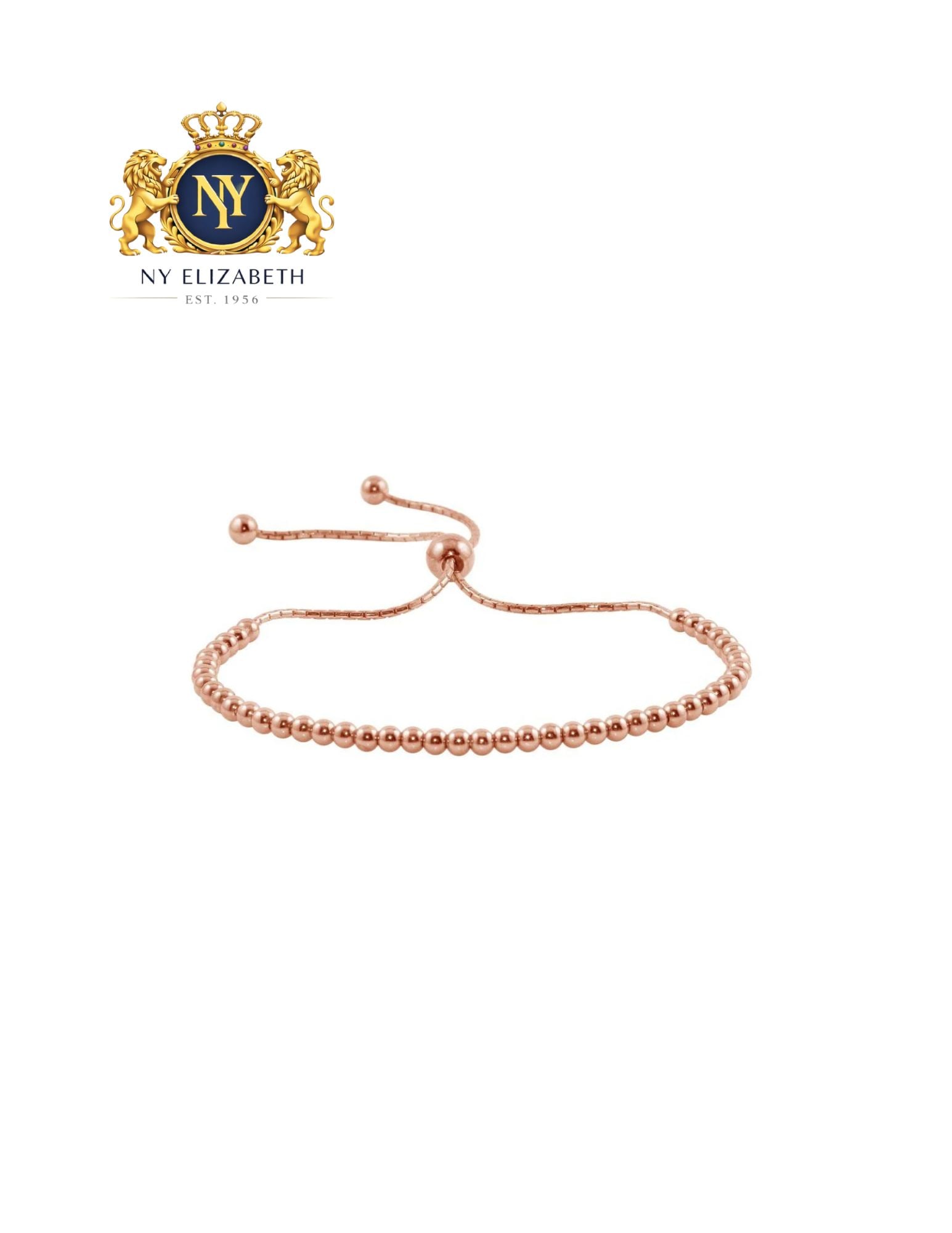 ROSE GOLD PLATED 925 STERLING SILVER BEADED BRACELET: Rose Gold Plated 925 Sterling Silver Beaded Bracelet Metal: 925 Sterling Silver Plating: Nickel Free Rose Gold Plated Length: 7 Inches Adjustable Accessories: None Notice: When purchasing pre-owned go