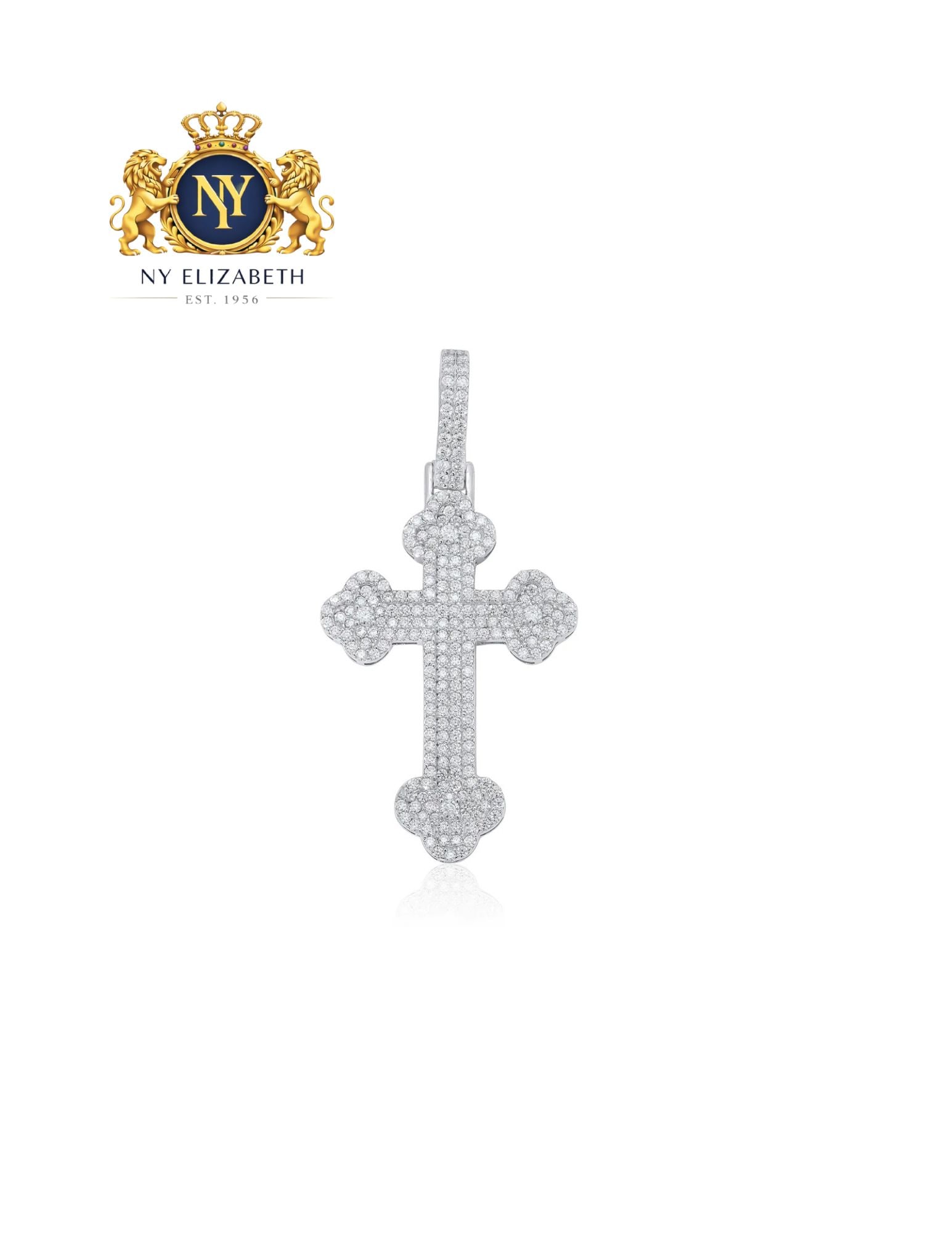 RHODIUM PLATED 925 STERLING SILVER MOISSANITE PENDANT: Rhodium Plated 925 Sterling Silver Moissanite Pendant Metal: 925 Sterling Silver Plating: Nickel Free Rhodium Plated Stone: Moissanite stones Dimensions: Bail Size (Inner Diameter): 9mm x 6mmDimension