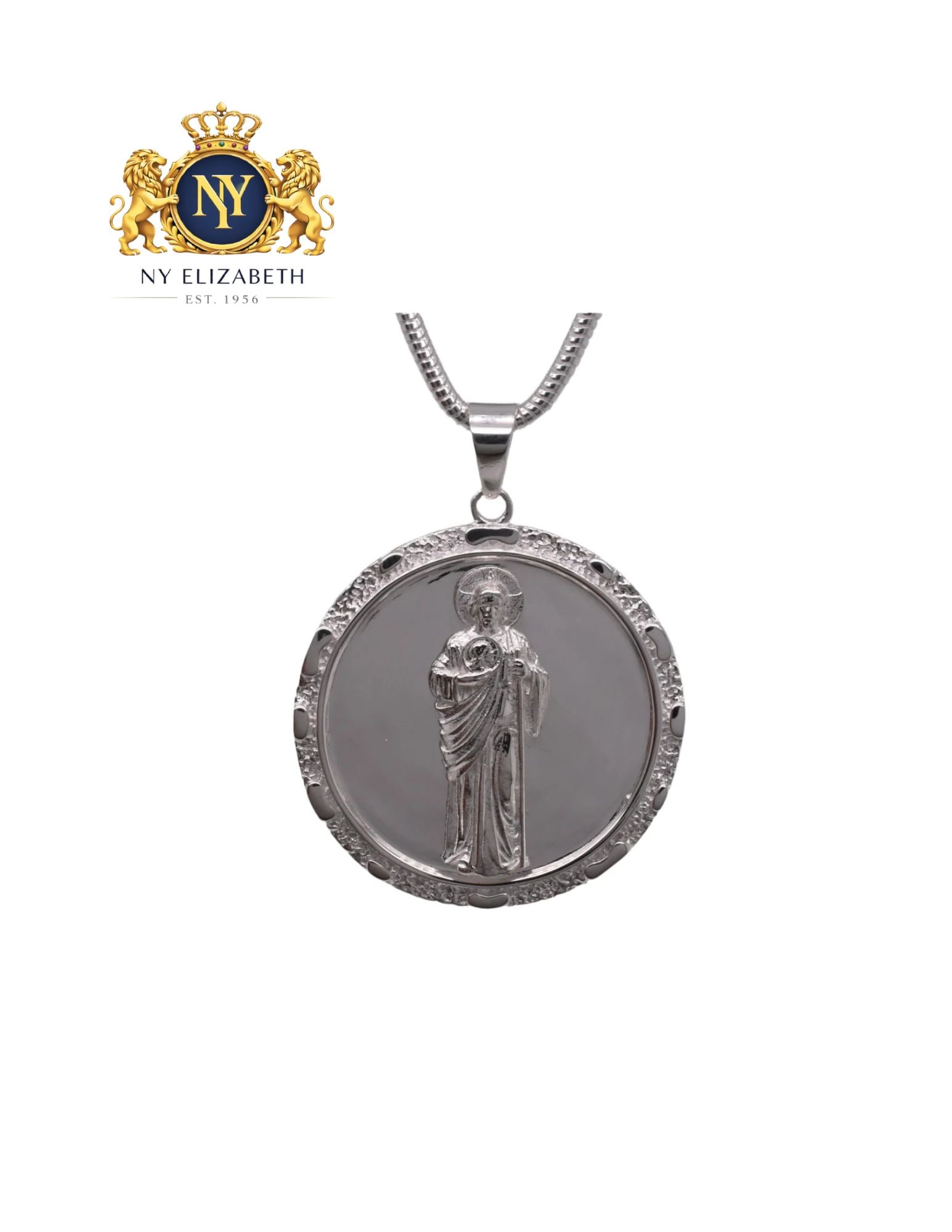 HIGH POLISHED ANTI TARNISH 925 STERLING SILVER ROUND PENDANT: High Polished Anti Tarnish 925 Sterling Silver Round Pendant Metal: 925 Sterling Silver Plating: High Polished Anti Tarnish Dimensions: 31.7mm Length: None Accessories: None Notice: When purchasing