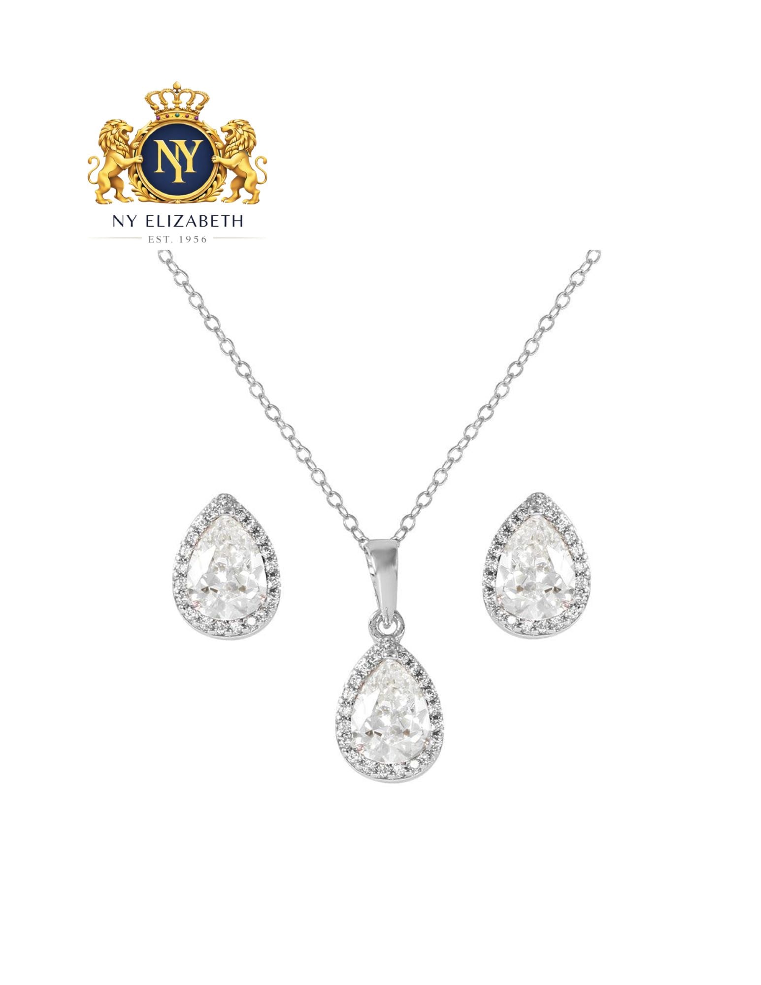 RHODIUM PLATED 925 STERLING SILVER PEAR BIRTHSTONE: Rhodium Plated 925 Sterling Silver Pear Birthstone Metal: 925 Sterling Silver Plating: Nickel Free Rhodium Plated Stone: Birthstones: April - Diamond Dimensions: Earring Dimensions: 8.6mm x 13.8mm /
