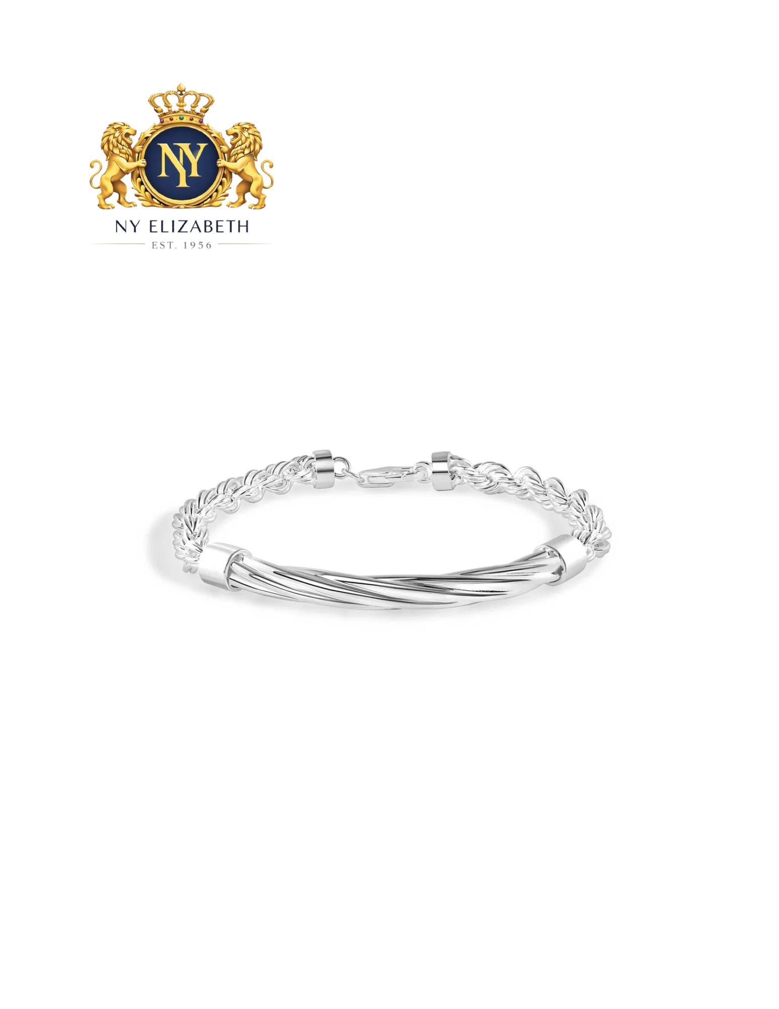 925 STERLING SILVER HOLLOW ROPE TWISTED ROUND BAR BRACELET: 925 Sterling Silver Hollow Rope Twisted Round Bar Bracelet Metal: 925 Sterling Silver Plating: Anti Tarnish Non Plated Dimensions: Bar 5mm Weight: 11.4 grams Length: 7Inches Accessories: None
