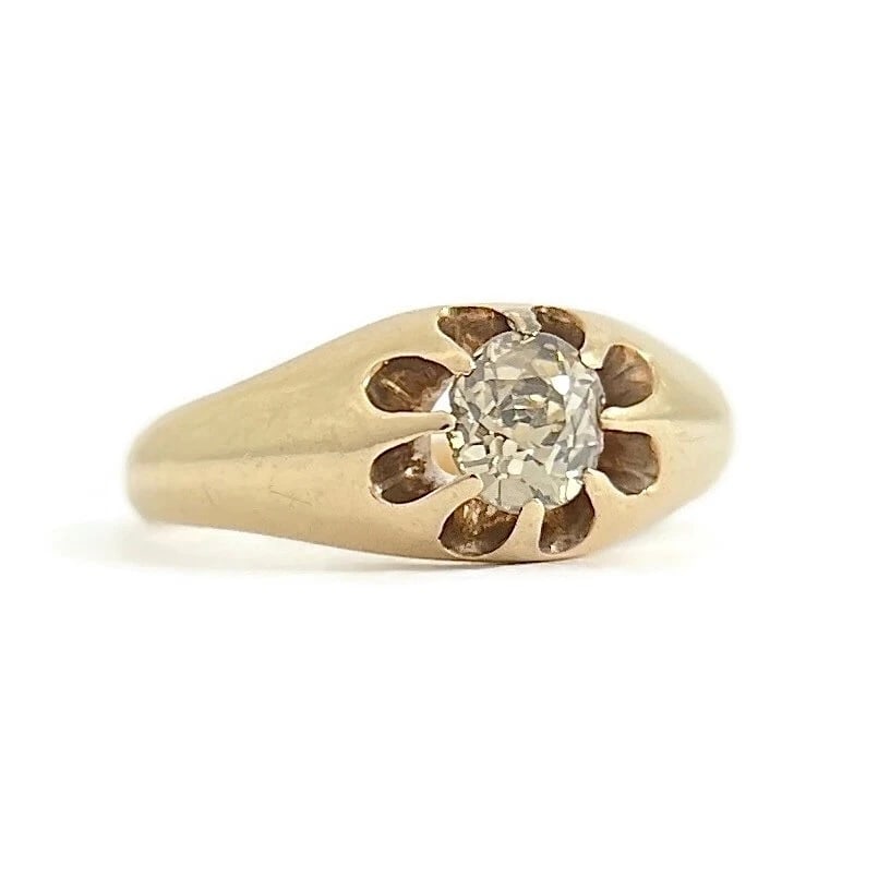 DIAMOND RING 14K YELLOW GOLD: Diamond Ring 14K Yellow Gold Brand: Unbranded Type/Style: Ring Material: 14K Yellow Gold, Main Stone Natural Color: Gold Size: 5.5 US Accessories: None Accessories Notice: When purchasing