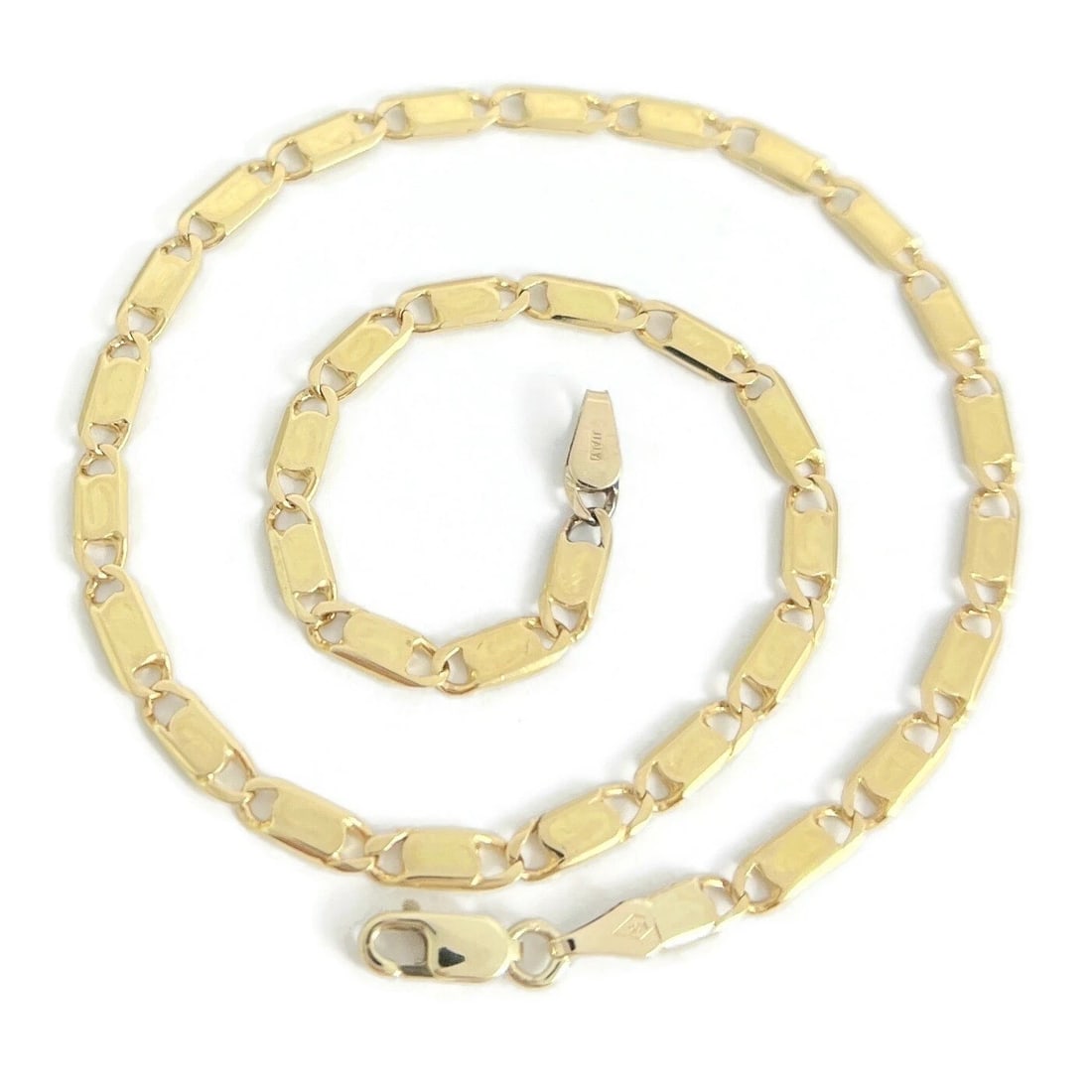ITALIAN ANCHOR CHAIN LINK ANKLET BRACELET 14K YELLOW GOLD: Italian Anchor Chain Link Anklet Bracelet 14K Yellow Gold Brand: Unbranded Type/Style: Anklet Material: 14K Yellow Gold, Color: Gold Size: Length: 11 inches Accessories: None Accessories N