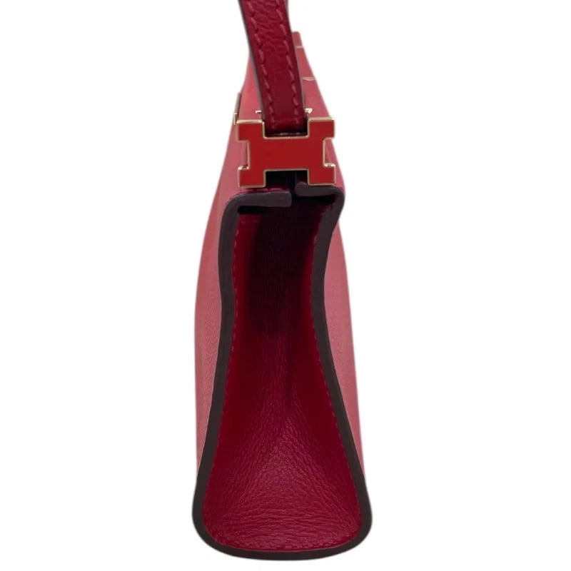 HERMES CLIC ROUGE QUEUE/GHW SHOULDER BAG - 3