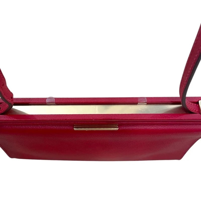 HERMES CLIC ROUGE QUEUE/GHW SHOULDER BAG - 4