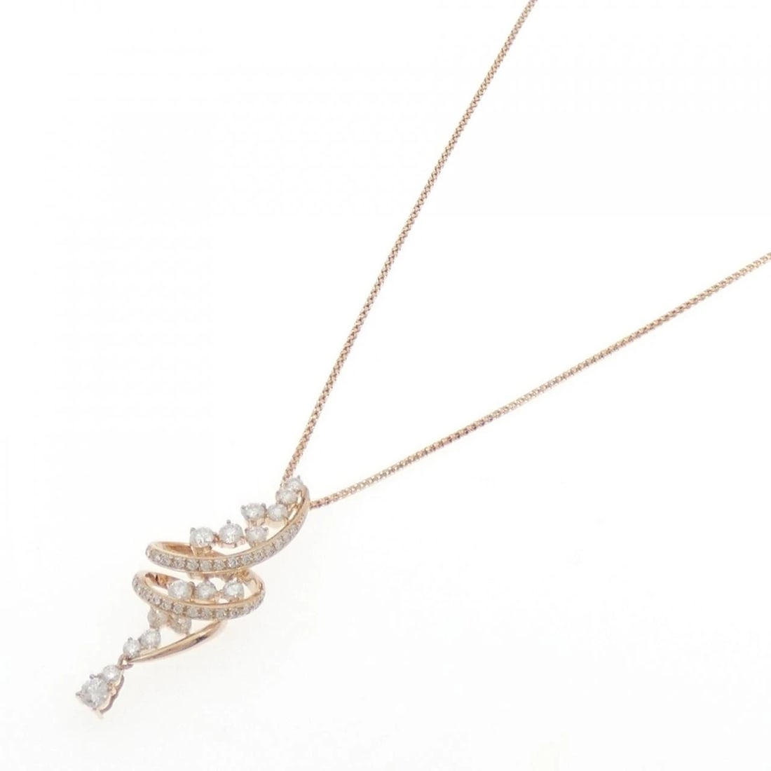 K18PG DIAMOND NECKLACE - 2