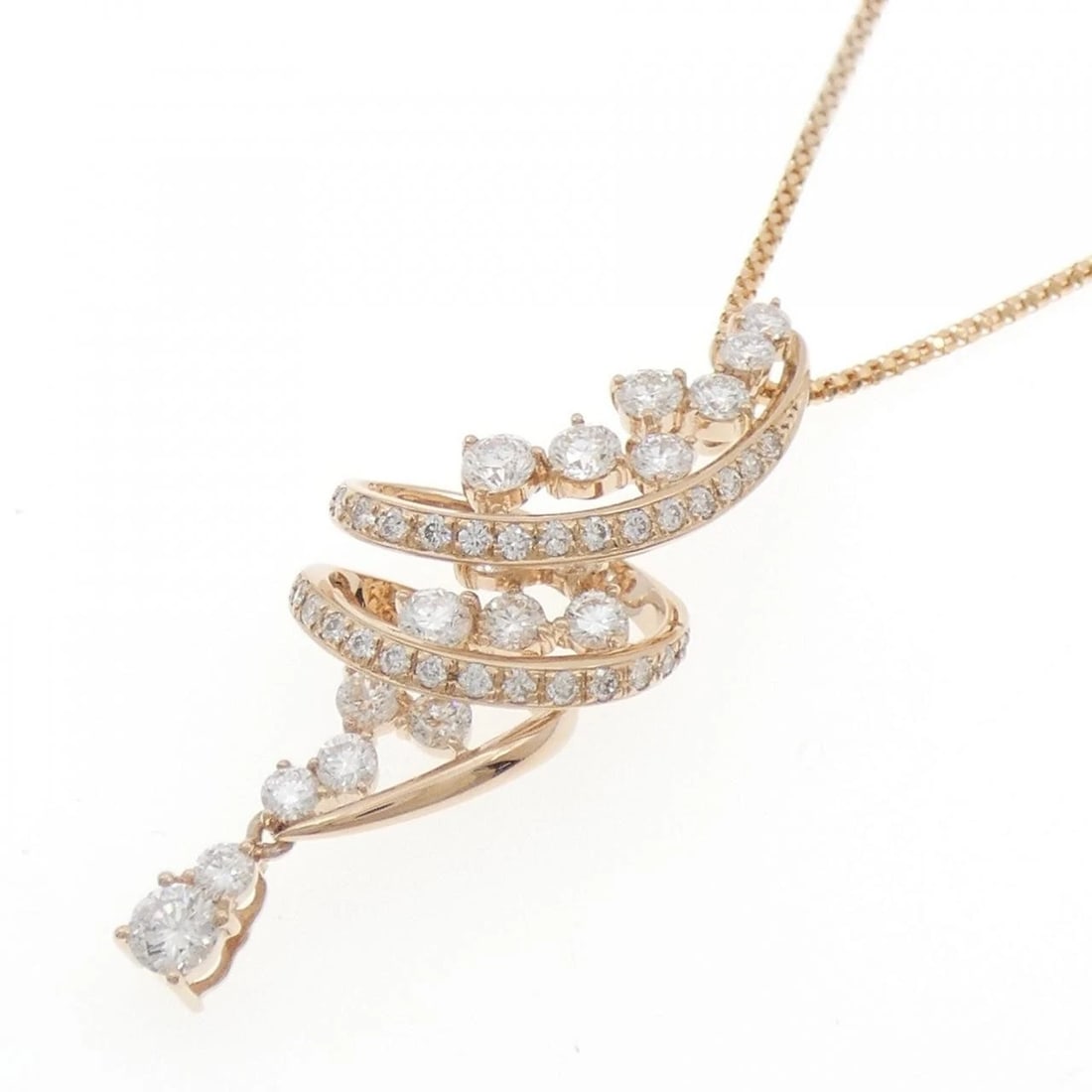 K18PG DIAMOND NECKLACE - 3