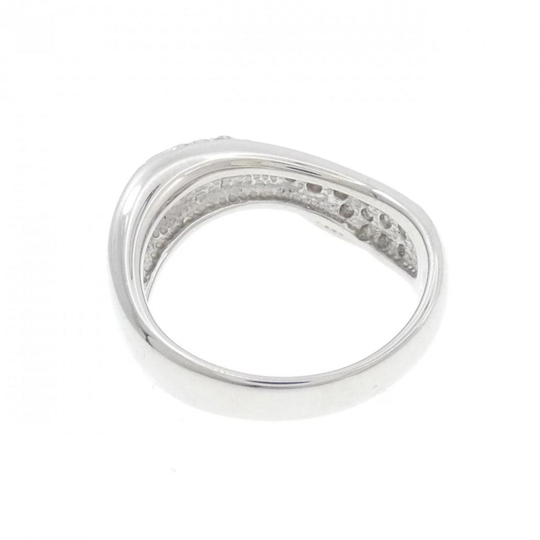 PT900 PAVE DIAMOND RING - 2