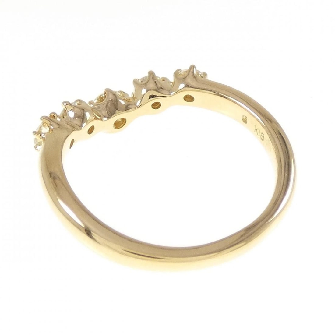 K18YG DIAMOND RING - 2