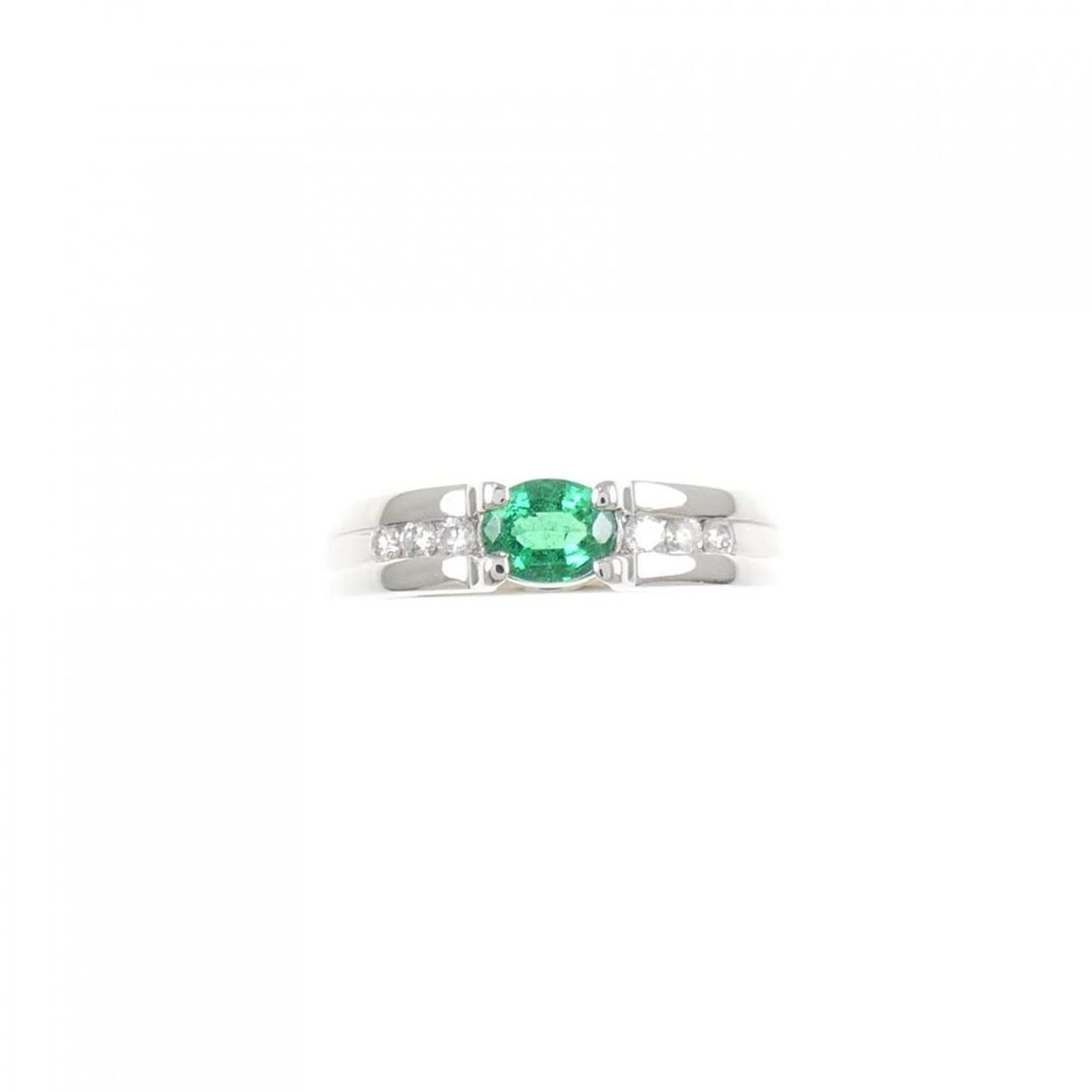 PT950 EMERALD RING - 2