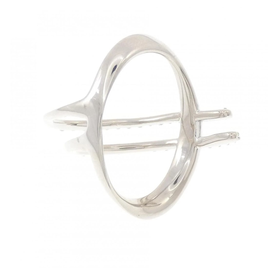 K18WG DIAMOND RING - 3
