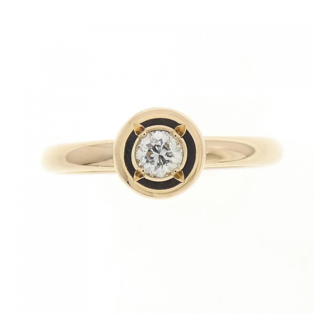 K18YG DIAMOND RING - 2