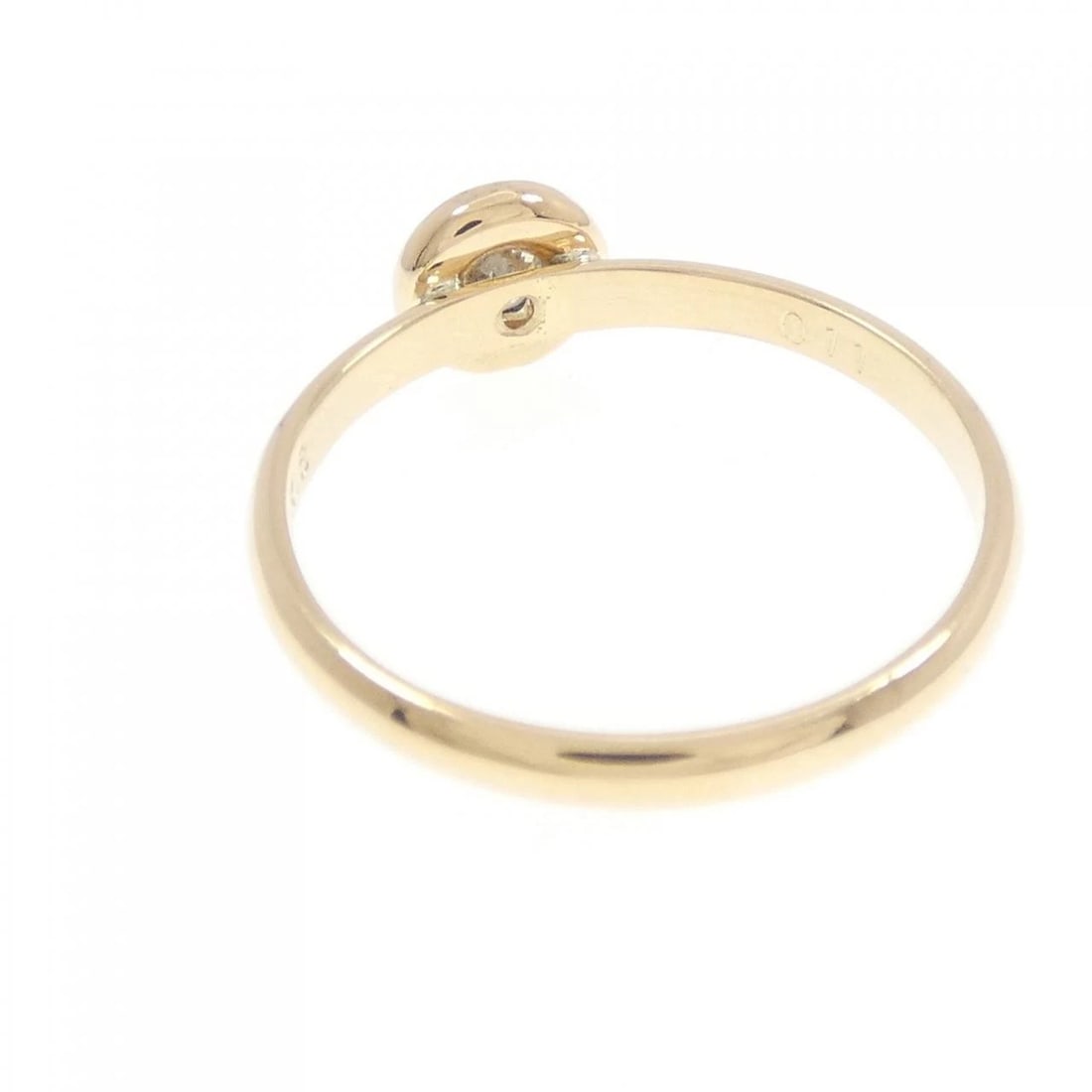 K18YG DIAMOND RING - 3