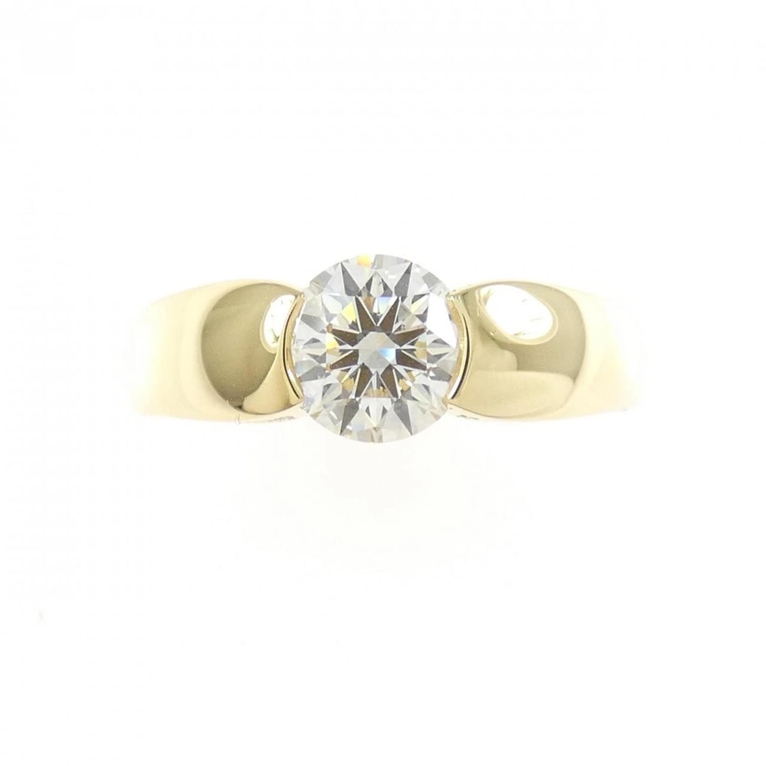 K18YG DIAMOND RING - 2