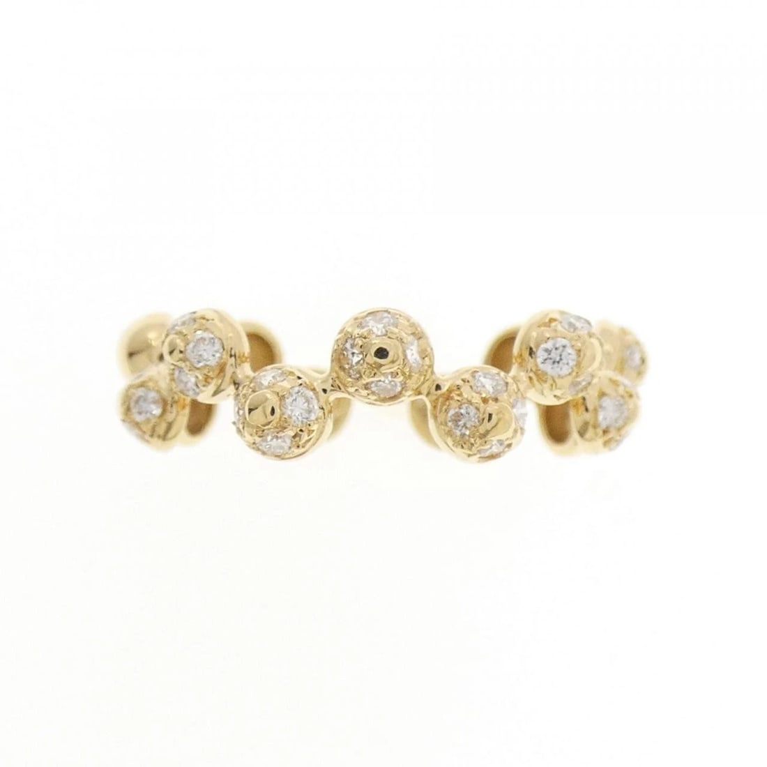 K18YG DIAMOND RING - 2