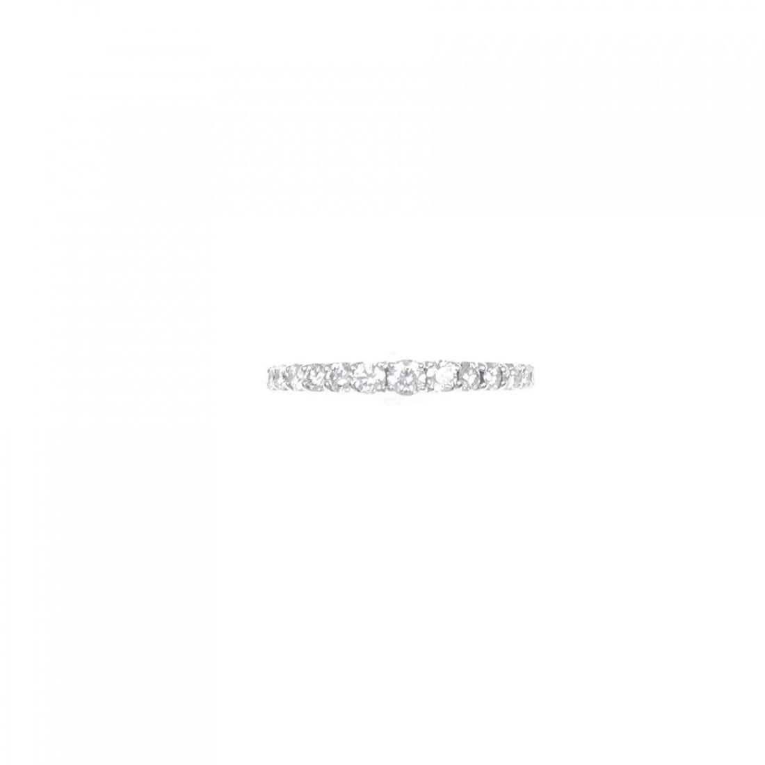 K18WG DIAMOND RING - 2