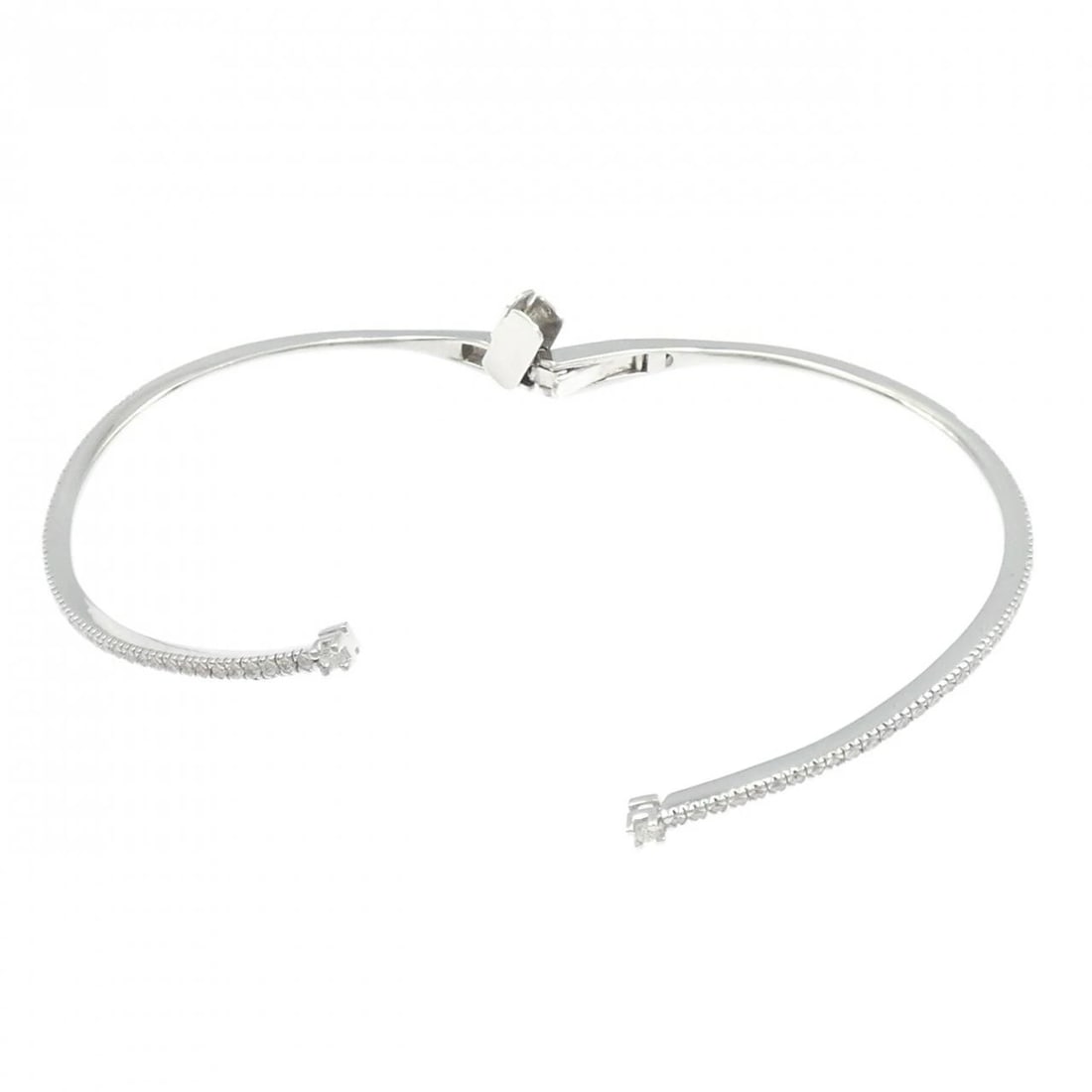 K18WG DIAMOND BANGLE - 3