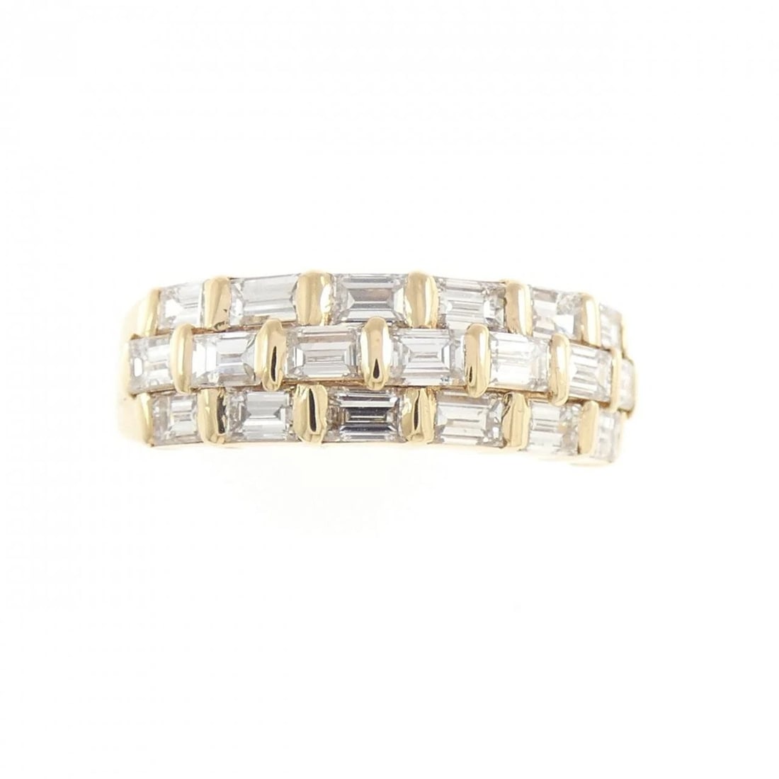 K18YG DIAMOND RING - 2