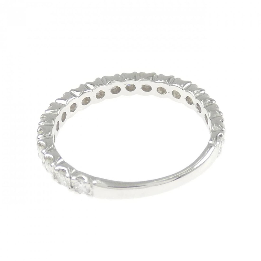 PT900 HALF ETERNITY DIAMOND RING - 3