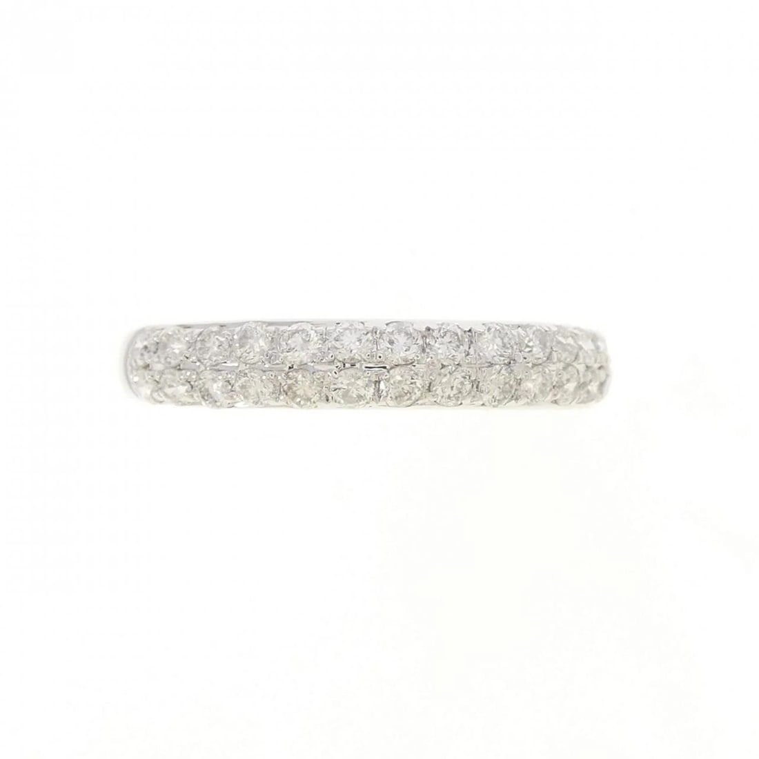 K18WG DIAMOND RING - 2
