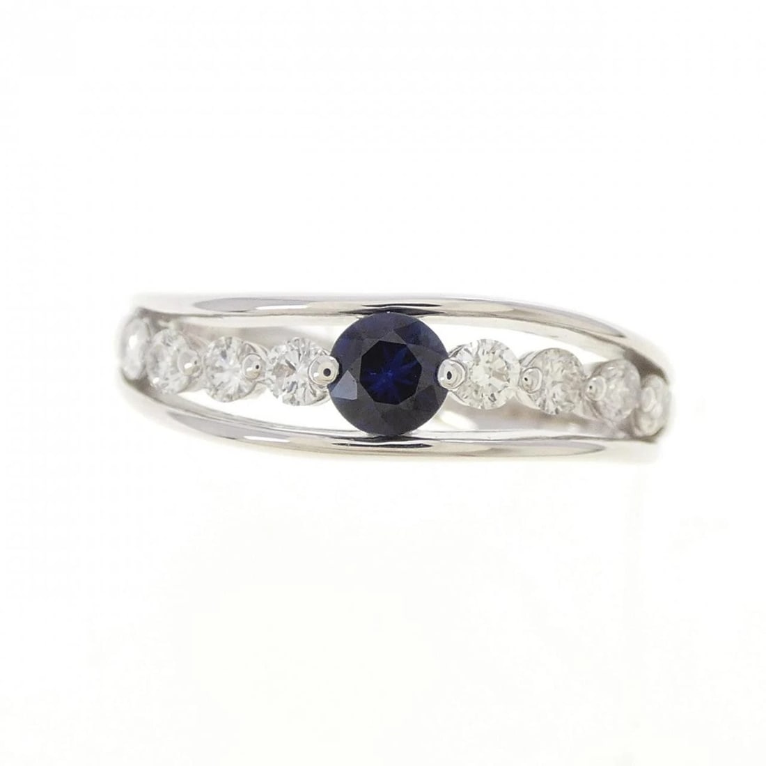 K18WG SAPPHIRE RING - 2