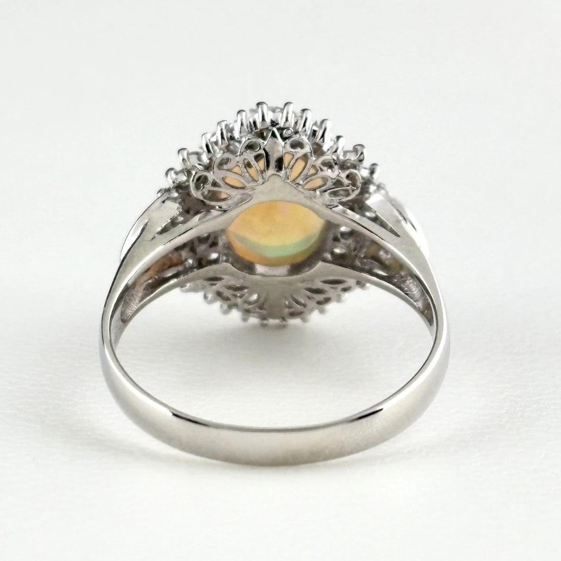 OPAL DESIGN RING PLATINUM - 3