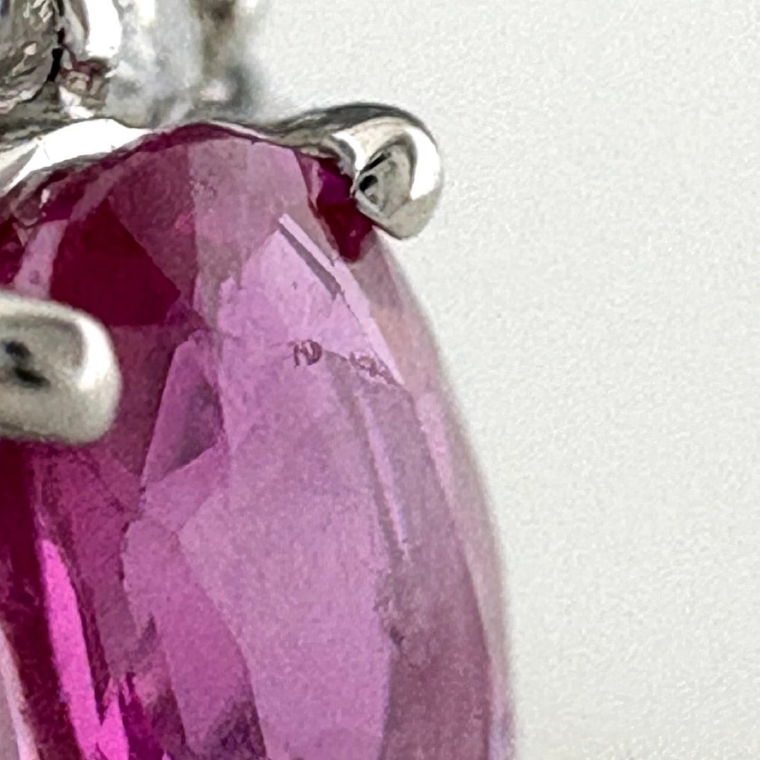 RUBY DESIGN RING PLATINUM RING - 3