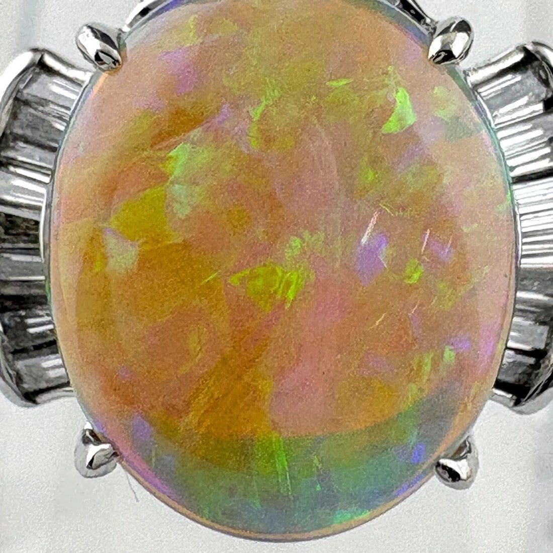 OPAL DESIGN RING PLATINUM - 2